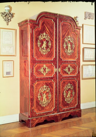 Regency style wardrobe, 1725-30 by Charles Cressent